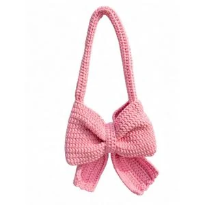 Crochet Bow Shoulder Bag