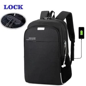 GtyGo Anti Theft Laptop Bag  Travel Backpack black