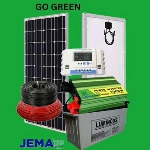Solarmax 600 Monocrystalline Fullkit 600w All Weather Panel +200ah Gel Battery+1000w Inverter+40amps Controller+20m Dropping Wire