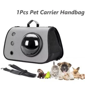 Breathable and portable pet backpack, foldable travel backpack for dogs and cats, small pet backpack (weighing under 7.5 kg).