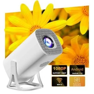 1080P Projector WiFi BT5.2 Android 11 System 180° Rotatable
