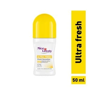 Nice & Lovely Ultra Fresh Roll On  for energetic freshness plus 48h Sweat & Odour protection