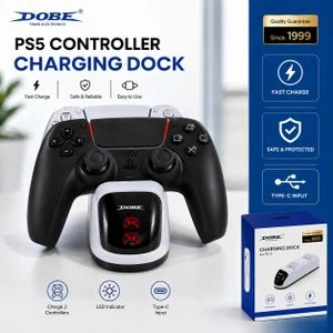 Dual Charging Dock for PS5 Wireless Controllers