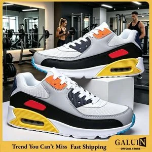 GALUIN Men's Air-Cushion Sports Shoes—Non-slip, Shock-absorbing, and Wear-resistant PU Outsole