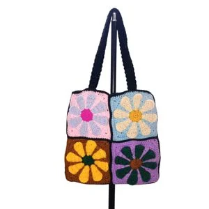 Colorful Unisex Handmade Crochet Shoulder bag/Hand bag