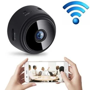 A9 720P Wifi Wireless Network Camera Wide-angle Recorder - Black