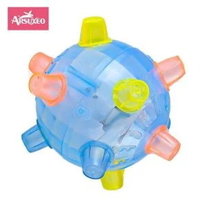 Arsuxeo Led Light Jumping Funny Toy Electric Dancing Balls Music Flashing Bouncing Ball for Kids