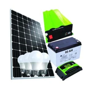 Sunlight Solar 100W Solar Panel Fullkit + 80AH Solar Battery + 300W Solar Inverter + 10AH Solar Charge Controller + 5 DC Bulbs + 10M Cable : 25 Years Warranty