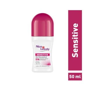 Nice & Lovely Sensitive Roll On  for sensitive soft skin plus 48h Sweat & Odour protection