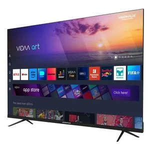 Vision Plus 55" 4K QLED Smart TV with Vidaa OS + Free Wall Mount Bracket