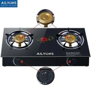 AILYONS Two/ Double Burner Table Top Cooker With A Strong Glass Top