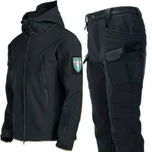 Sharkskin Softshell Fleece-lined Waterproof Windproof Cycling Hiking Suit