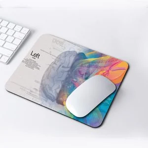 BRAIN ART CUSTOM PRINTED MOUSE PAD OF SIZE (20.5 CM X 24.5CM) HIGH QUALITY ANTI SLIDE RUBBER BOTTOM BEST FOR GIFTING OR PERSONAL USE
