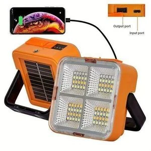 Portable Solar Emergency Light, Outdoor Portable LED Floodlight/Camping Light