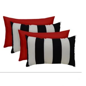 4-Pack Velvet Decorative Throw Pillow Covers with Inserts - 12x20, Assorted Colors