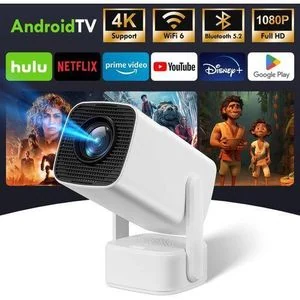 Mini 4K Projector Portable Projector,Android 11,1920*1080 FHD,350 ANSI