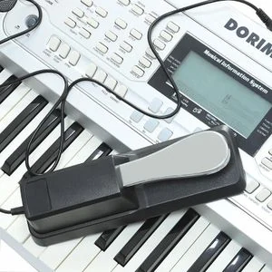 Sustain Pedal Keyboard Foot Damper Piano Pedal For Electronic Organ MIDI Keyboards Digital Pianos 1pcs