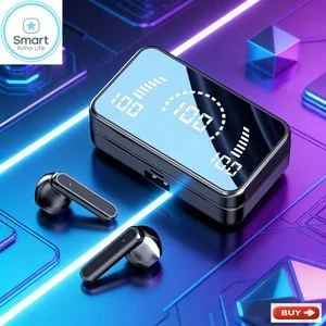 Smartraha life RahaLife S20 Wireless Bluetooth Earphone earpods Fingerprint Touch HiFi Stereo Pods
