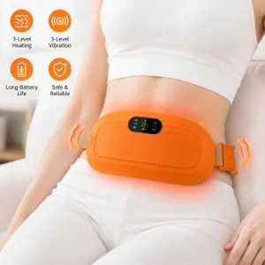 Menstrual Heating Pad Smart Uterus Warming Belt Relieves Back Pain And Cramps With Vibration for Women and Girl