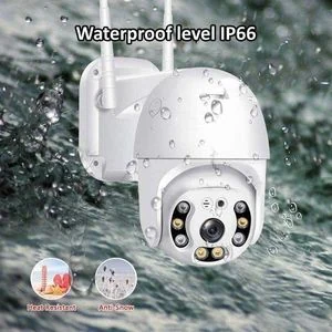 Outdoor PTZ IP Camera, WiFi, HD 1080P, 8MP/4K, Wireless - White