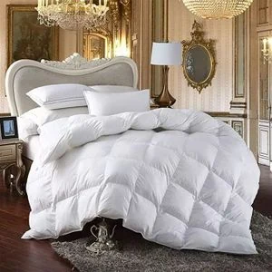 White Poly-Cotton Duvet Set - 1 Duvet, 1 Bedsheet, 2 Pillowcases