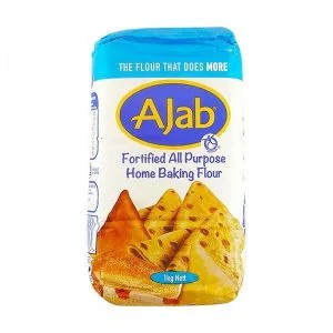 Ajab Home Baking Flour 1kg – Premium All Purpose Wheat Flour for Chapatis, Mandazis & Cakes