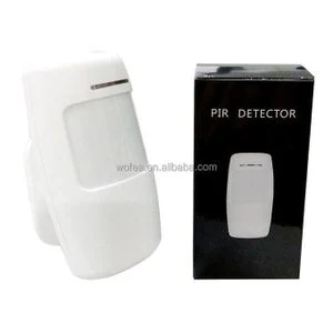 Wireless Intelligent PIR Motion Sensor Alarm Detector With Antenna For WIFI GSM PSTN Home Burglar Alarm System Security (1 Pair)