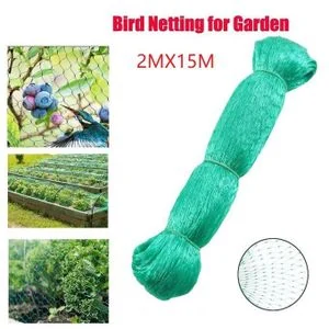 Gardening Anti-Bird Net (2m x 15m) -  Heavy-Duty Protective Netting with Integrated Plant Support Functionality,Provides Comprehensive Protection for Fruit Trees, Vegetables, and All Types of Plants.