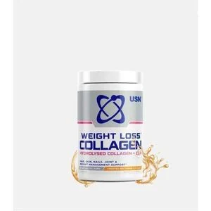USN  Weight Loss Collagen Flavored Supplement for Fat Loss, Skin Health, Joint Support, and Muscle Maintenance, High-Quality Hydrolyzed Collagen for Women & Men, Boosts Metabolism, Recovery, and Overall Wellness
