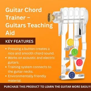 KG-886 Guitar Teaching Aid - World's Best Beginner Chord Trainer - Fits Acoustic & Electric Guitars