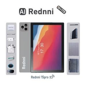 Rednni 15pro Tablet - 10.1 - Android 13 - 16GB RAM - 1TGB Storage Case,