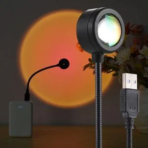 Sunset Lamp Colorful Light Projector 360°Rotatable - 7 colors