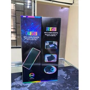Multicolour XL RGB Gaming Mouse Pad Large Extended LED Mouse Mat  USB Powered  Non-Slip Rubber Base