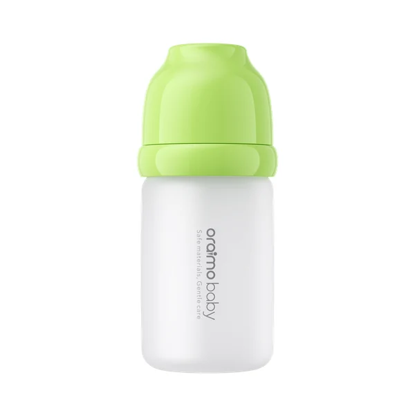 oraimo PureBottle 240 240ml Anti-Colic Silicone Glass Baby Bottle