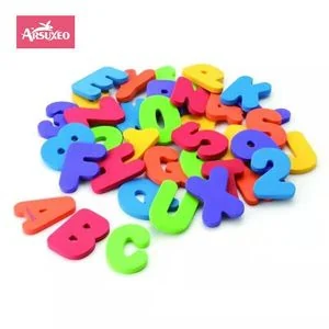 Arsuxeo 36pcs/pack Alphanumeric Letter Bath Puzzle Soft EVA Kids Baby Toys New Early Educational Bath Toy