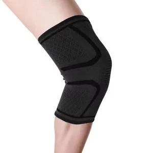 A pair of Compression Knee Support Sleeves – Adjustable Elastic Knee Pads & Powerlifting Knee braces for Gym, Running & Sports