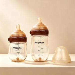 BPA‑Free PPSU Baby Feeding Bottle Anti‑Colic Vent 160ml & 240ml