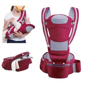 Hip Seat Baby Carrier – 2-in-1 Ergonomic Baby Carrier with Waist Stool & Backpack Support