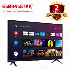 Globalstar 32UK64 32INCH QLED TV Frameless Smart TV Netflix Bluetooth Youtube DVB-T2 Android 11  1G+8G