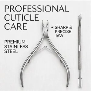 Dual-Ended Stainless Cuticle Pusher