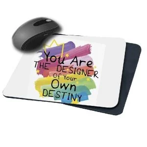 INSPIRATIONAL DESTINY CUSTOM PRINTED MOUSE PAD OF SIZE (20.5 CM X 24.5CM) HIGH QUALITY ANTI SLIDE RUBBER BOTTOM BEST FOR GIFTING OR PERSONAL USE