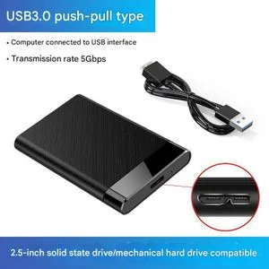 USB3.0 2.5-inch mobile hard drive enclosure, SATA hard drive enclosure, SSD data reader