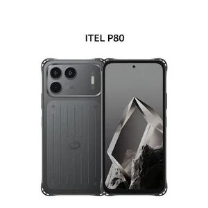 Itel P80 6.7", 128+ 8( 4+4)GB, 7000 mAh, Dual SIM, 4.5G - Rock Black