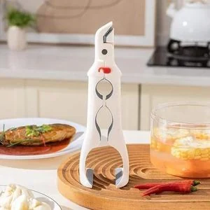 3-in-1 Anti-scalding and Anti-slip Bowl Clip (White)