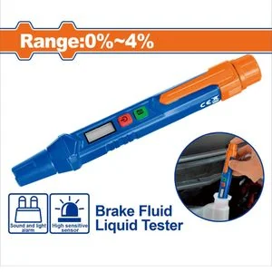 Brake Fluid Liquid Tester Pen with Corrosion Resistance Probe Car Vehicles Auto Diagnostic Tool High-Precision Brake Fluid Moisture Tester Heavy Duty