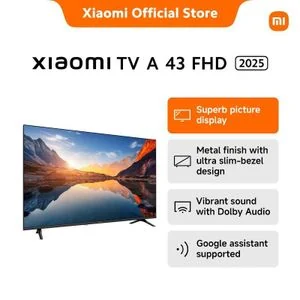 XIAOMI 43" Full HD Frameless A Series 2025 Google  Dolby Audio TV  (1YR WRTY)