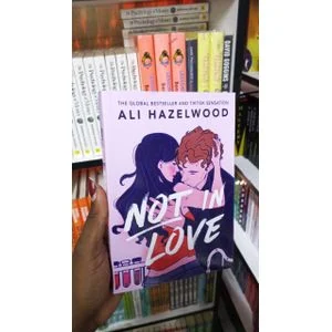 Not in Love by Ali Hazelwood Romantic Comedy Novel Paperback Contemporary Slow Burn Workplace Romance Bestseller Fiction Book Gift for Readers Light Hearted Drama Humor Chemistry