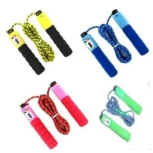 JUMP ROPE SKIPPING ROPE WITH DIGITAL COUNTER FOR FITNESS AND WEIGHTLOSS skipping rope