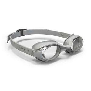Nabaiji READY 100 SWIMMING GOGGLES - ONE SIZE - CLEAR LENSES - Grey