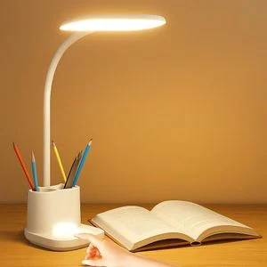 Mythco Rechargeable Night Light Study Lamp Desk Led Table Lamp with 3 Color Temperature